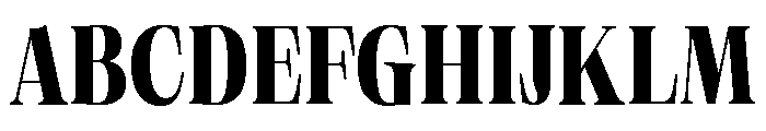Neue World Semi Condensed Variable Regular 6 Font UPPERCASE