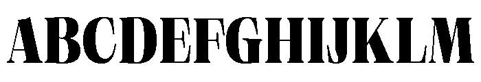 Neue World Semi Condensed Variable Regular 7 Font UPPERCASE
