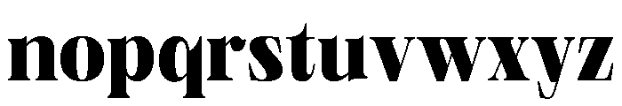 Neue World Semi Condensed Variable Regular 7 Font LOWERCASE