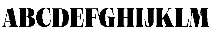 Neue World Semi Condensed Variable Regular 8 Font UPPERCASE