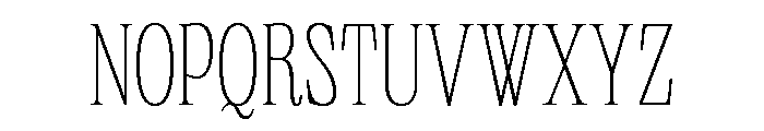 Neue World Semi Condensed Variable Regular Font UPPERCASE