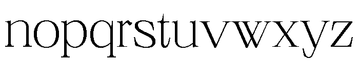 Neue World Semi Extended Variable Regular 2 Font LOWERCASE