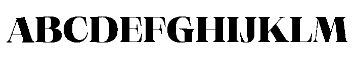 Neue World Semi Extended Variable Regular 7 Font UPPERCASE