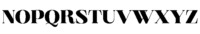 Neue World Semi Extended Variable Regular 7 Font UPPERCASE