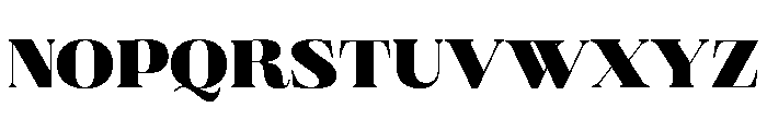 Neue World Semi Extended Variable Regular 8 Font UPPERCASE