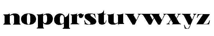 Neue World Semi Extended Variable Regular 8 Font LOWERCASE