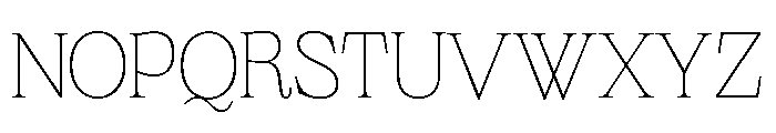 Neue World Semi Extended Variable Regular Font UPPERCASE