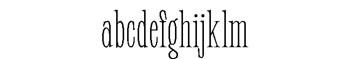 Neue World Super Condensed Thin FONT