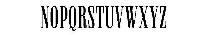 Neue World Super Condensed Variable Regular 3 Font UPPERCASE
