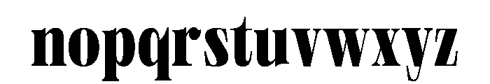 Neue World Super Condensed Variable Regular 7 Font LOWERCASE