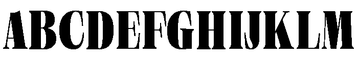 Neue World Super Condensed Variable Regular 8 Font UPPERCASE