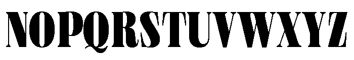 Neue World Super Condensed Variable Regular 8 Font UPPERCASE