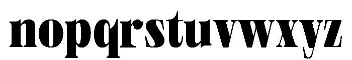Neue World Super Condensed Variable Regular 8 Font LOWERCASE