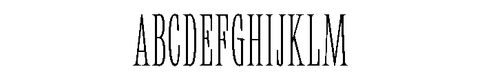 Neue World Super Condensed Variable Regular Font UPPERCASE