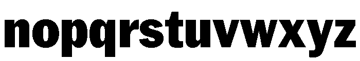 Neue York Black Narrow Italic Font LOWERCASE