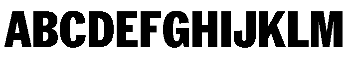 Neue York Condensed Black Condensed Italic Font UPPERCASE