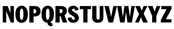 Neue York Condensed Black Condensed Italic Font UPPERCASE