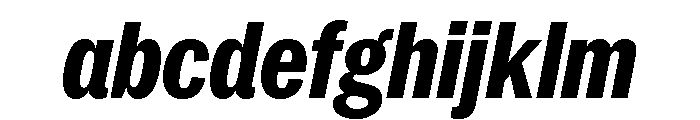 Neue York Condensed Italic 7 FONT