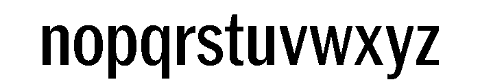 Neue York Condensed Medium Condensed Italic Font LOWERCASE