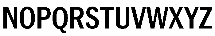 Neue York Condensed Semibold Condensed Italic Font UPPERCASE