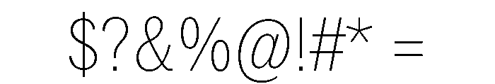 Neue York Condensed Thin Condensed Italic Font OTHER CHARS