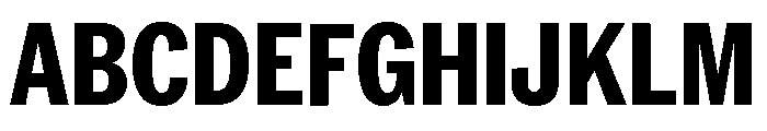 Neue York Extrabold Condensed Italic Font UPPERCASE