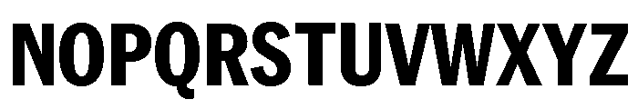 Neue York Extrabold Condensed Italic Font UPPERCASE