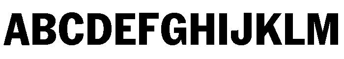 Neue York Extrabold Narrow Italic Font UPPERCASE
