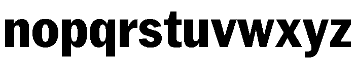 Neue York Extrabold Narrow Italic Font LOWERCASE