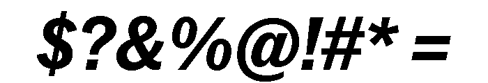 Neue York Italic 14 Font OTHER CHARS
