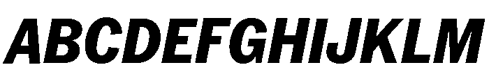 Neue York Italic 15 Font UPPERCASE