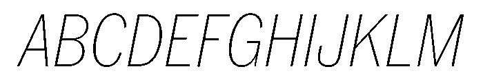 Neue York Italic 17 Font UPPERCASE