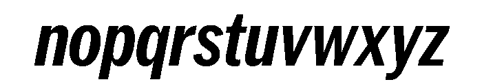 Neue York Italic 22 Font LOWERCASE
