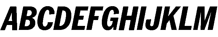 Neue York Italic 23 Font UPPERCASE