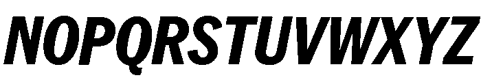 Neue York Italic 23 Font UPPERCASE