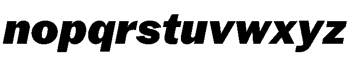 Neue York Italic 8 Font LOWERCASE