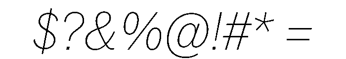 Neue York Italic 9 Font OTHER CHARS