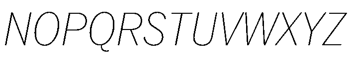 Neue York Italic 9 Font UPPERCASE