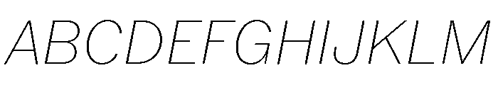 Neue York Italic Font UPPERCASE