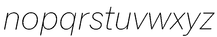 Neue York Italic Font LOWERCASE