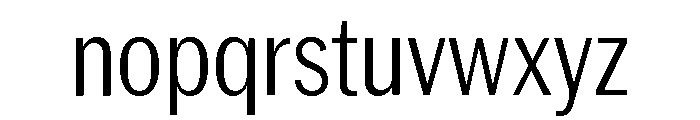 Neue York Light Condensed Italic Font LOWERCASE