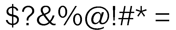 Neue York Light Italic Font OTHER CHARS