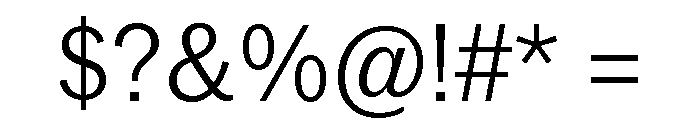 Neue York Light Narrow Italic Font OTHER CHARS