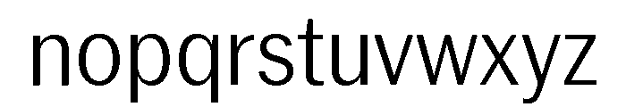 Neue York Light Narrow Italic Font LOWERCASE