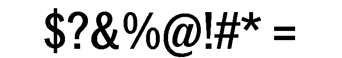 Neue York Medium Condensed Italic Font OTHER CHARS
