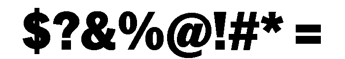 Neue York Narrow Black Narrow Italic Font OTHER CHARS