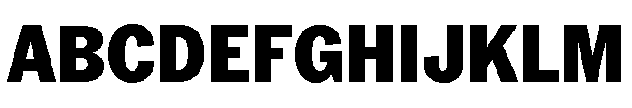 Neue York Narrow Black Narrow Italic Font UPPERCASE