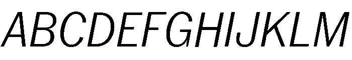 Neue York Narrow Italic 2 Font UPPERCASE