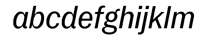 Neue York Narrow Italic 3 FONT