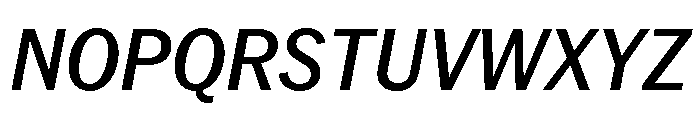 Neue York Narrow Italic 4 Font UPPERCASE